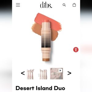 Dibs beauty desert island duo shade 1 out of office/ vacay vibes